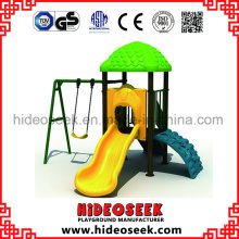 Metal, LLDPE Plastic Outdoor Furniture Slide with Swing